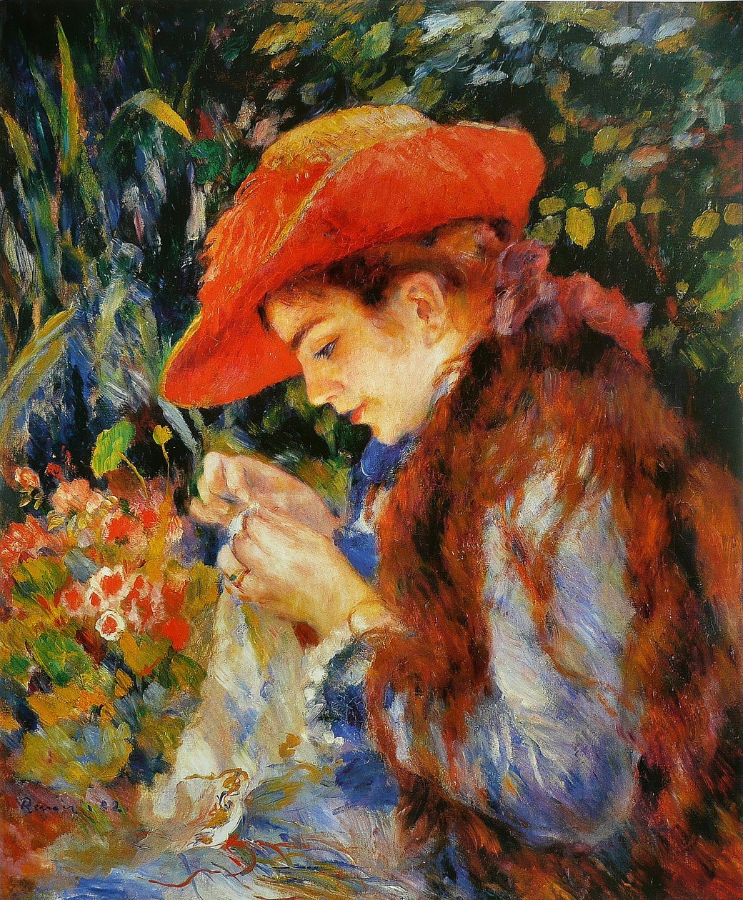 Marie-Thérèse Durand-Ruel av Pierre Auguste Renoir
