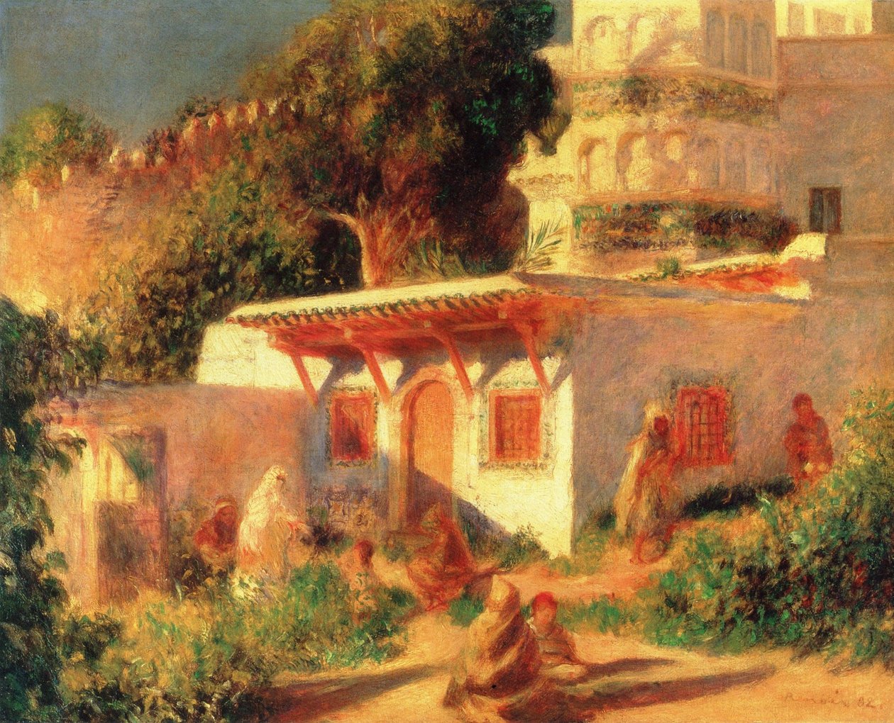 Mosque at Algiers av Pierre Auguste Renoir