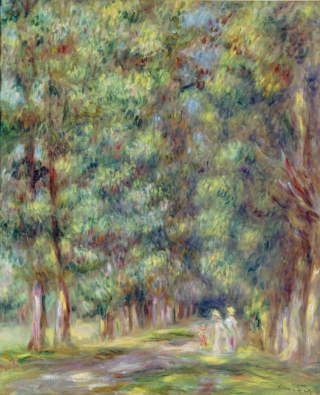 Path in a Wood, 1910 av Pierre Auguste Renoir