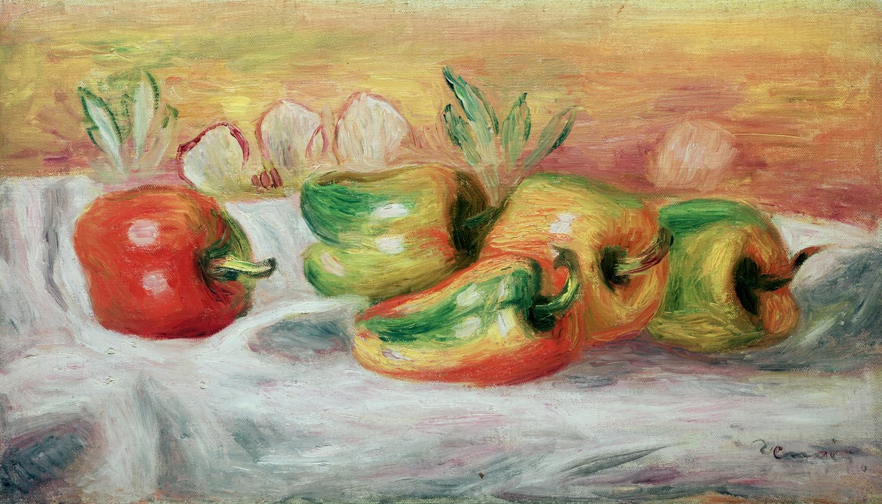Peppers, 1912 av Pierre Auguste Renoir