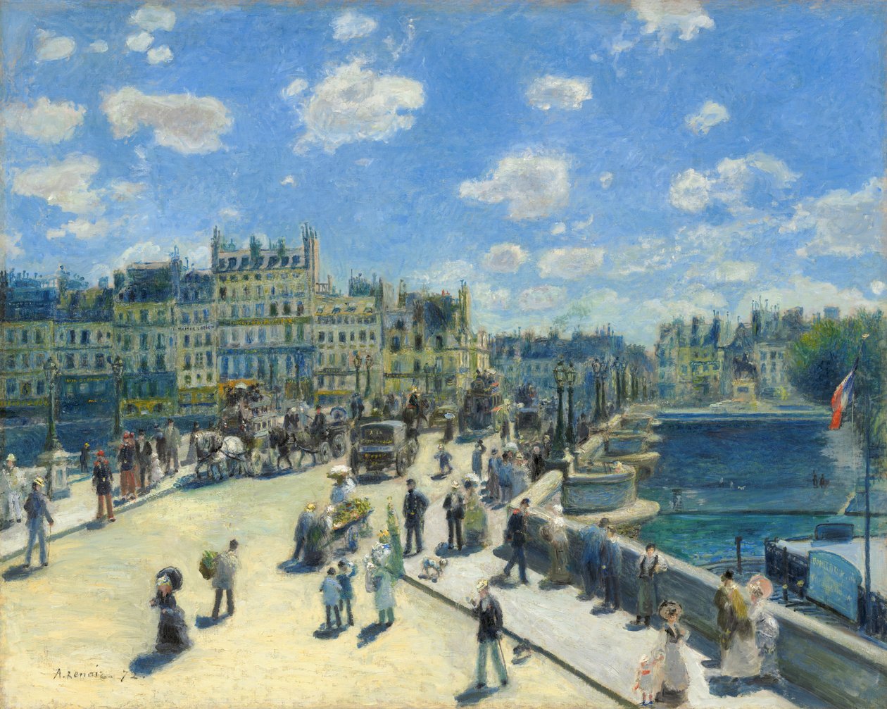 Pont Neuf, Paris av Pierre Auguste Renoir