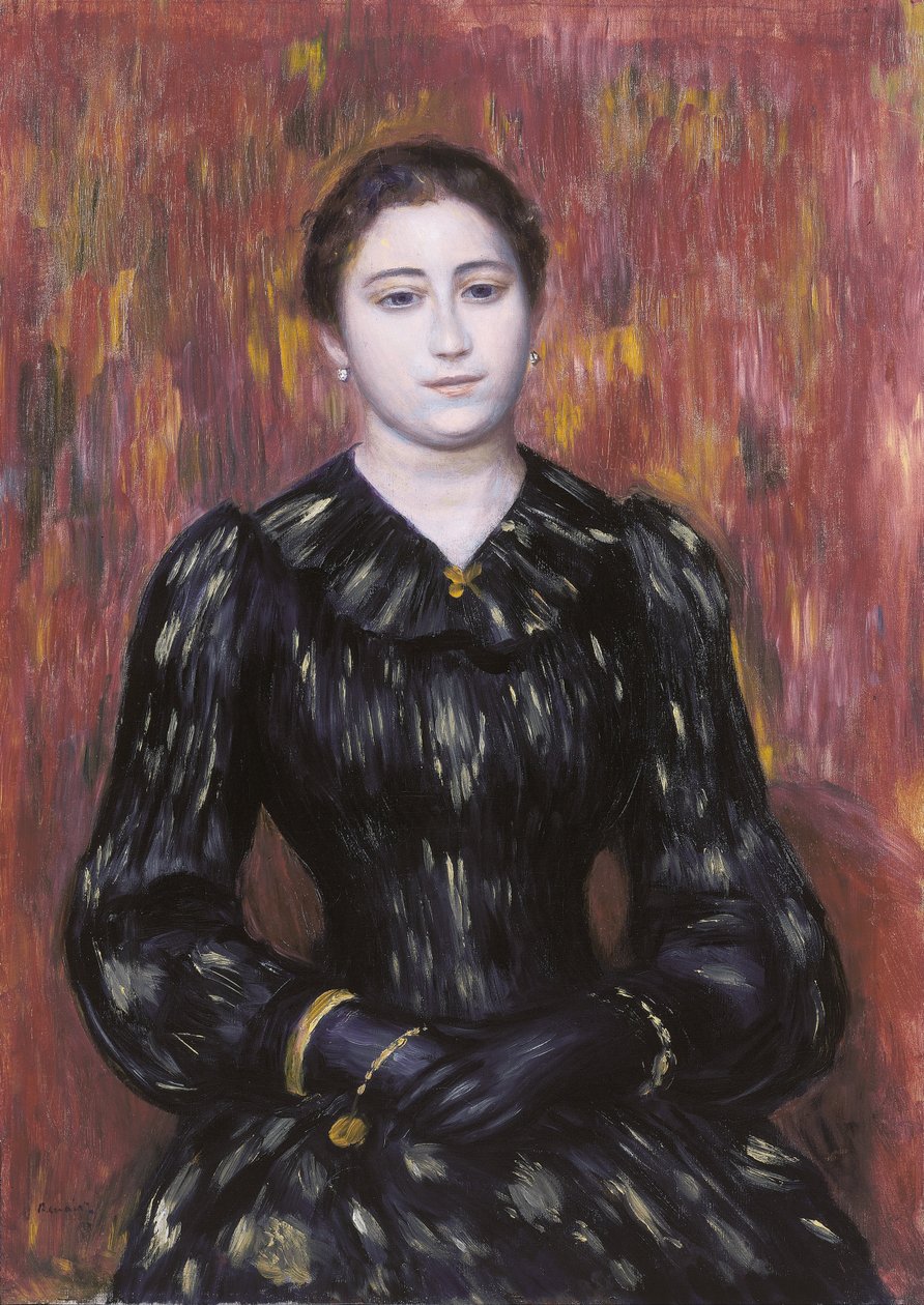 Portrait of Mme. Paulin av Pierre Auguste Renoir