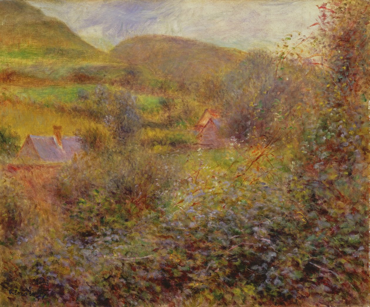 Pourville, 1878 av Pierre Auguste Renoir