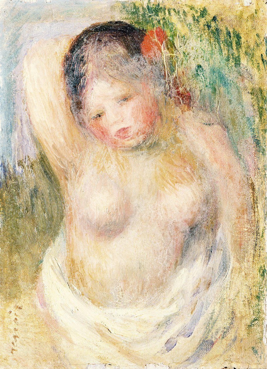 Liggande naken av Pierre Auguste Renoir