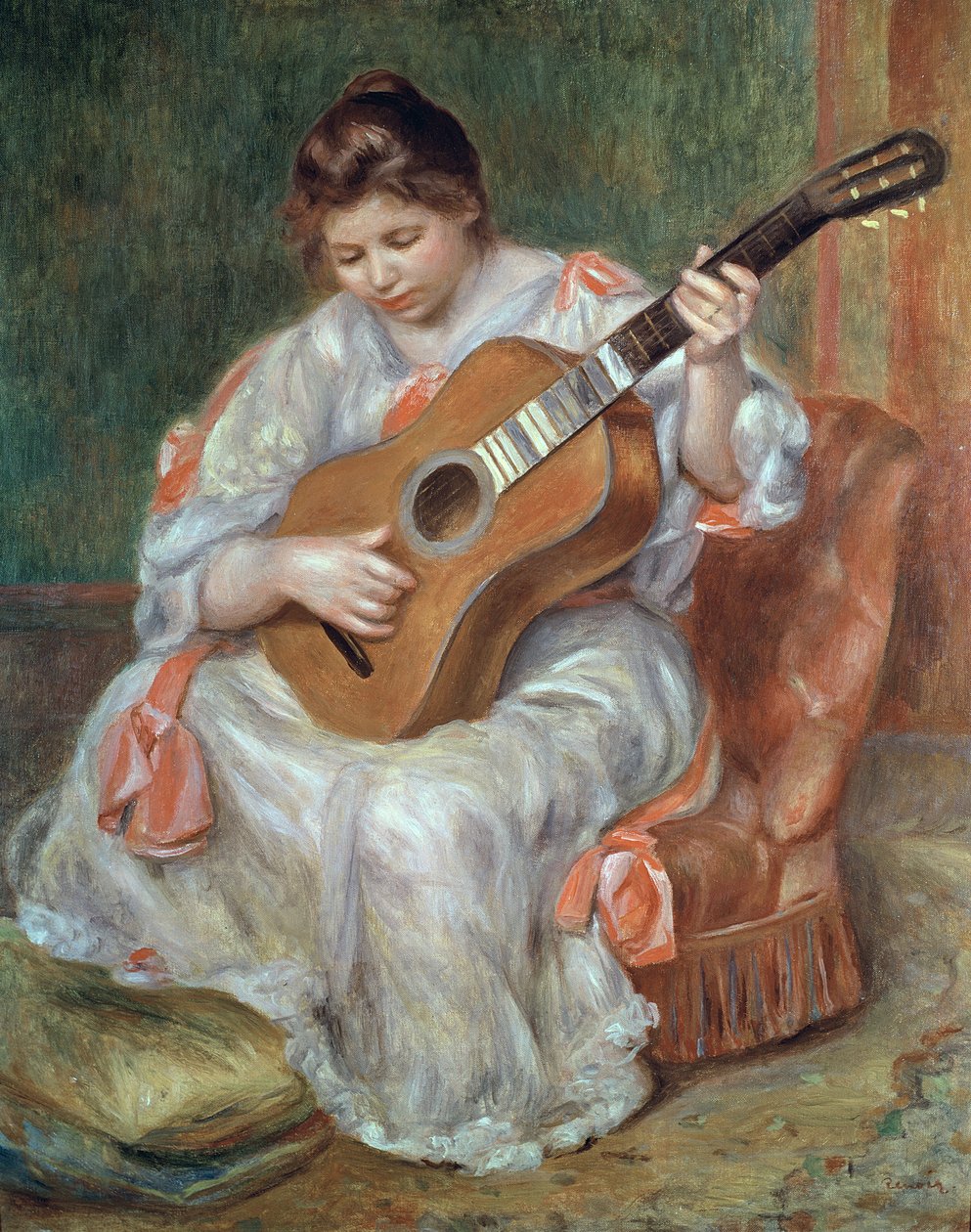 Gitarrspelaren, 1897 av Pierre Auguste Renoir