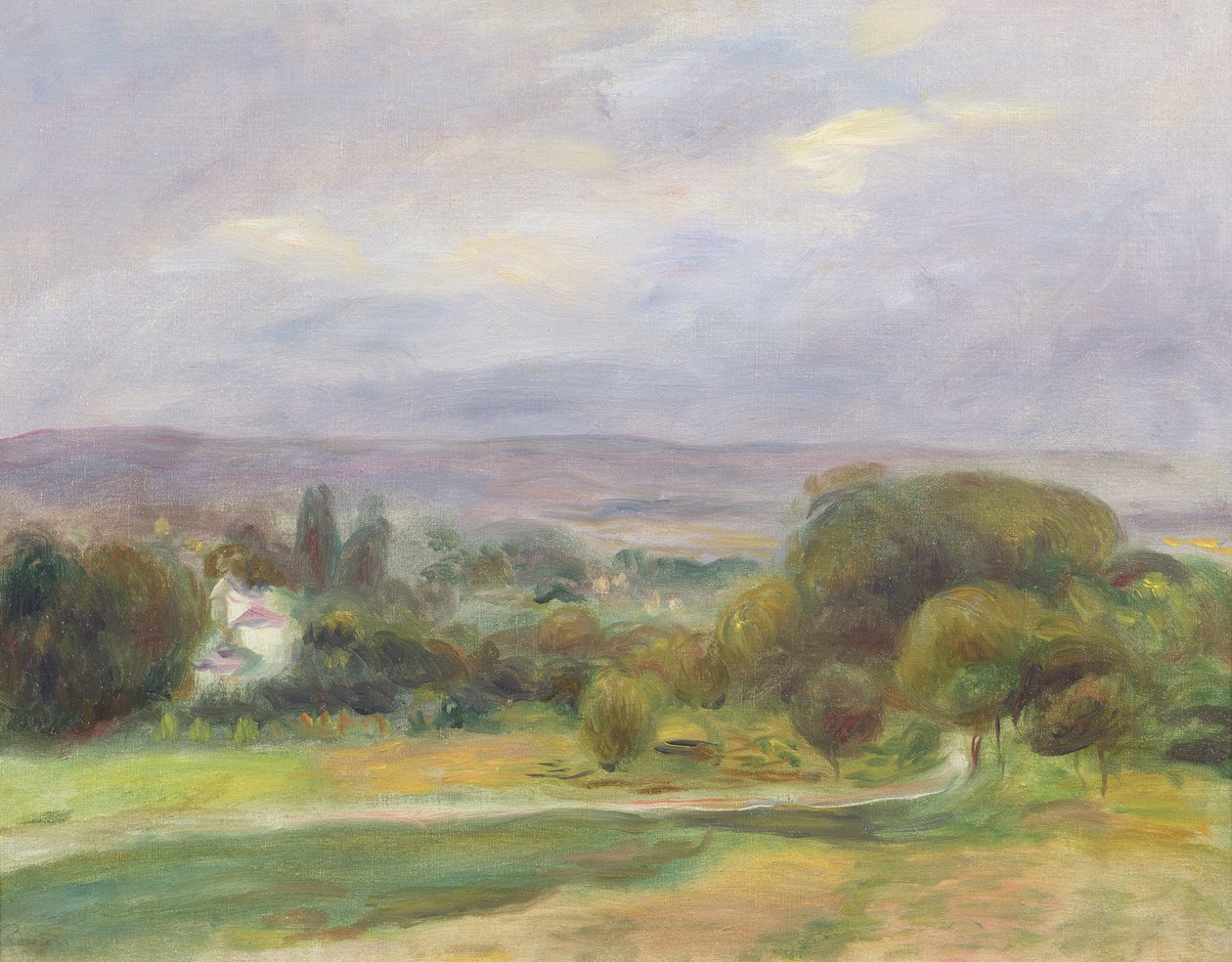 Vägen, 1895 av Pierre Auguste Renoir