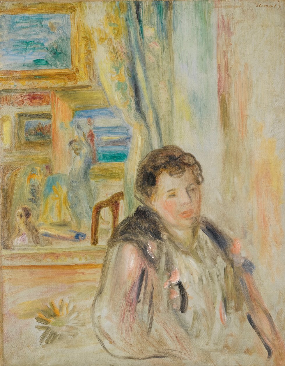 Kvinna i en interiör av Pierre Auguste Renoir