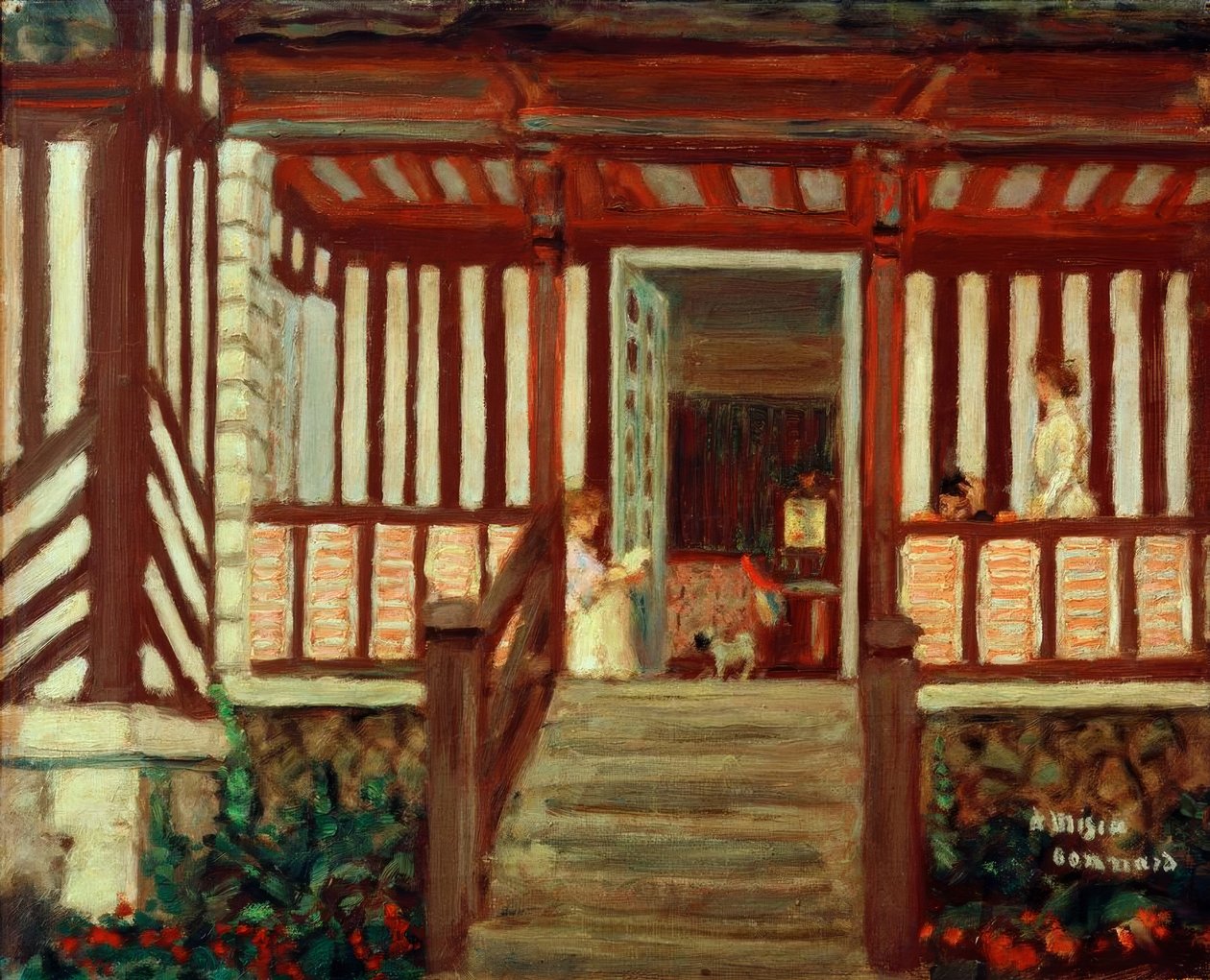 Misias hus (Verandan) av Pierre Bonnard