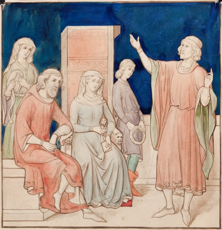 Design for an Allegory on Poetry av Pierre Cuypers
