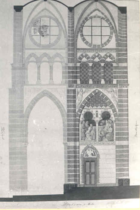 Design for the Interior of the Sint-Martnuskerk in Sneek av Pierre Cuypers