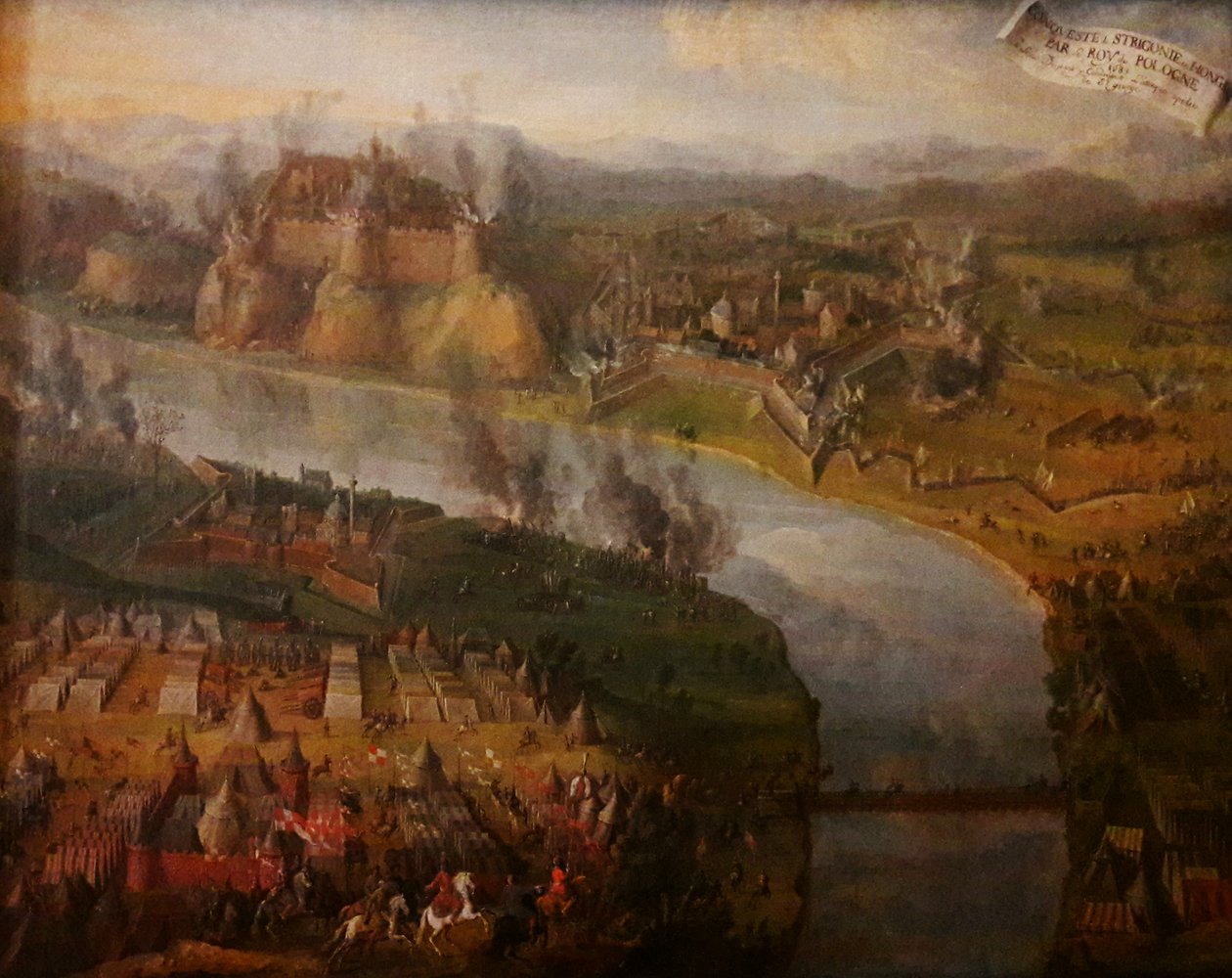 Slaget vid Esztergom av Pierre Denis Martin