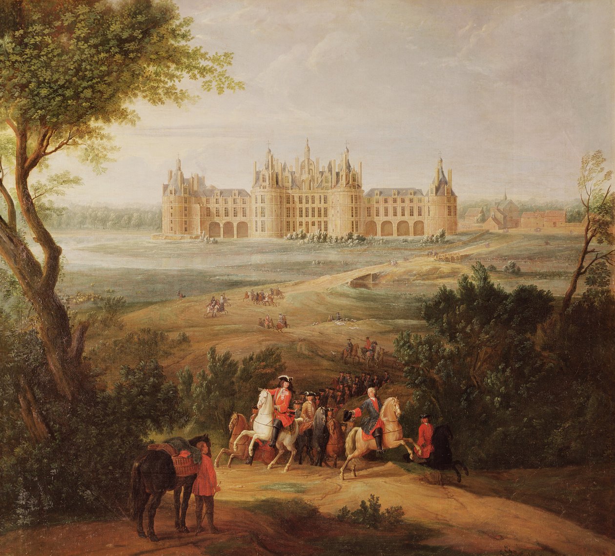 Chateau de Chambord, 1722 av Pierre Denis Martin