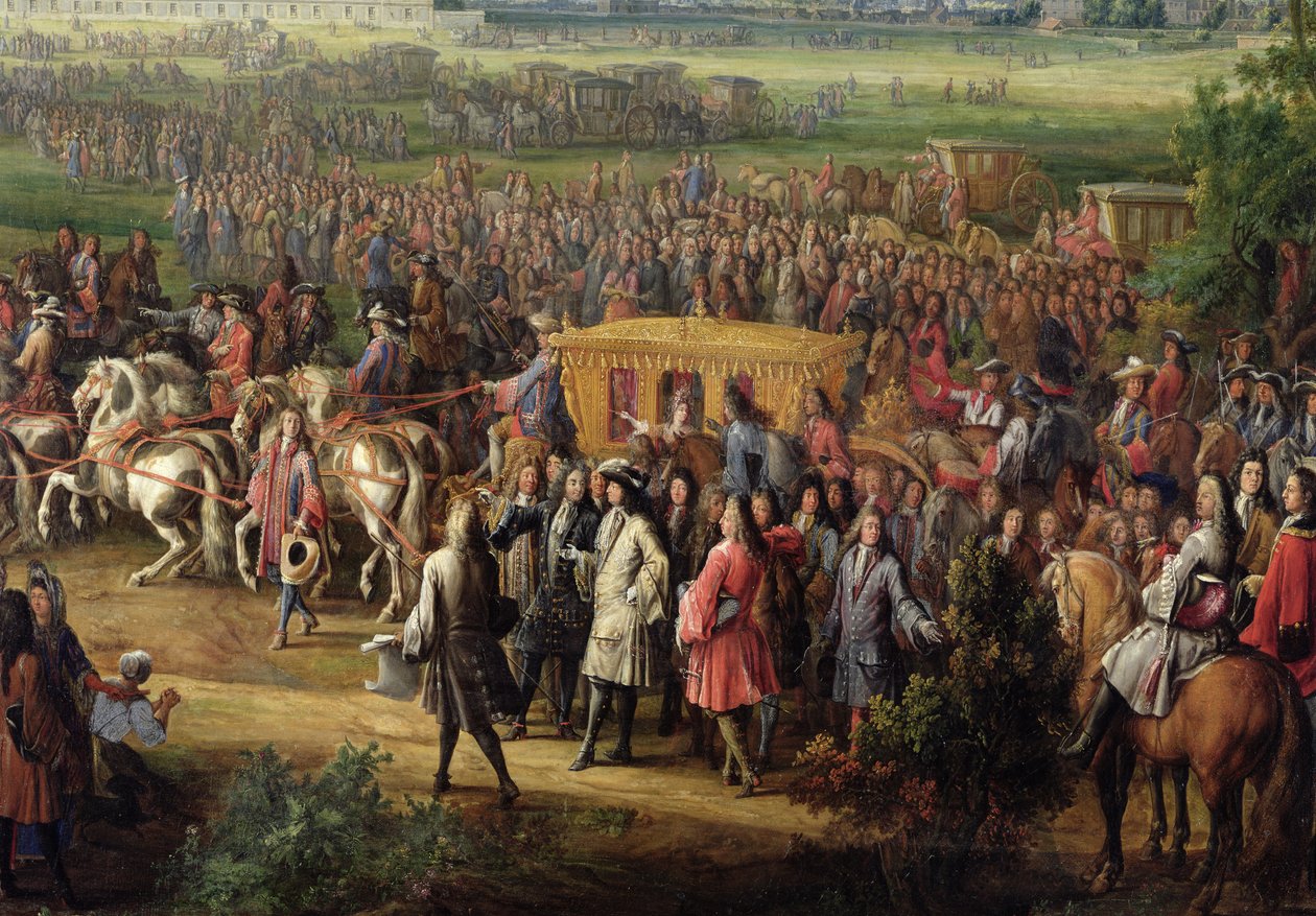 Invigningen av Invalideskyrkan av Ludvig XIV (1638-1715) av Pierre Denis Martin