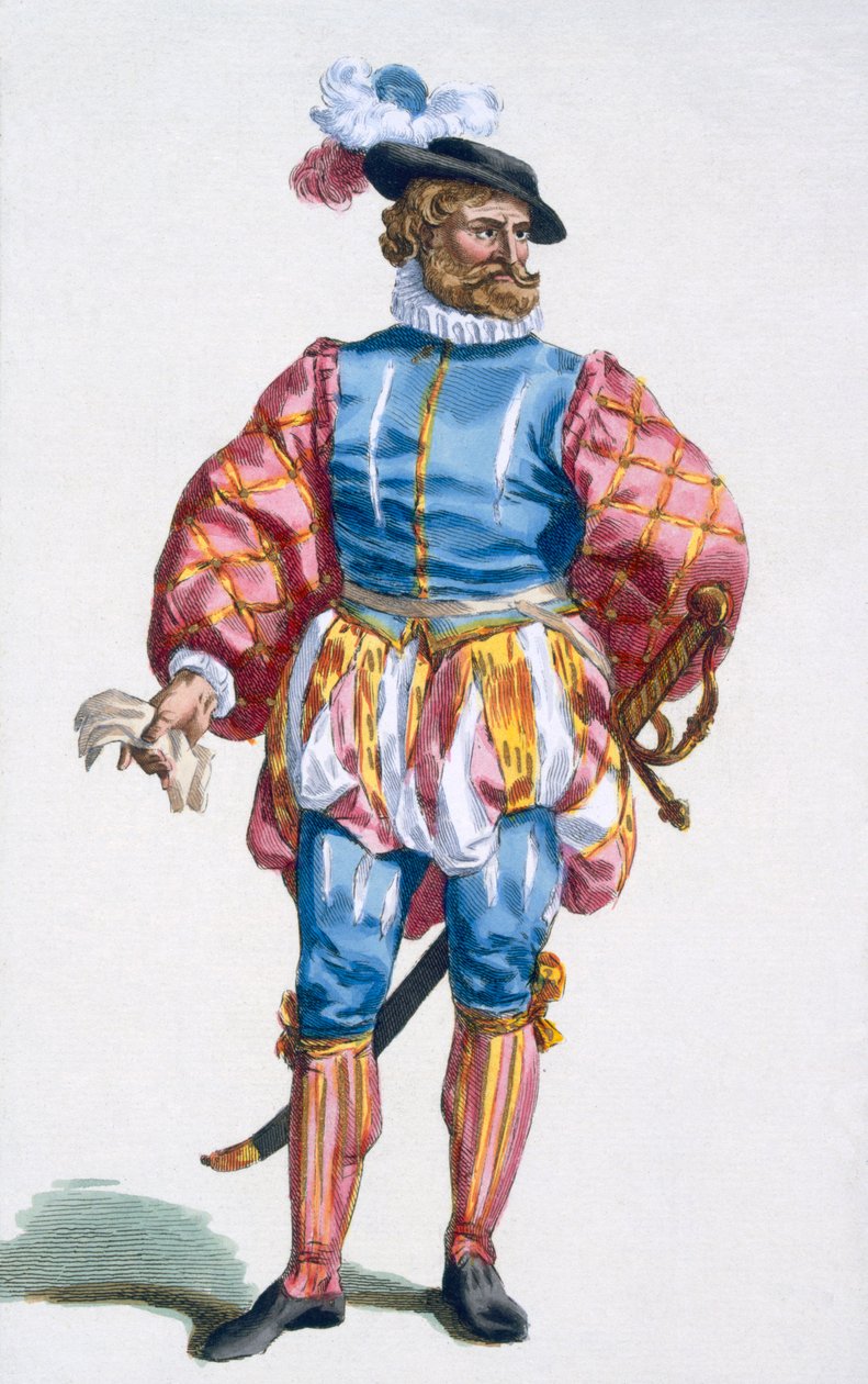Officer för den schweiziska armén, 1780 av Pierre Duflos