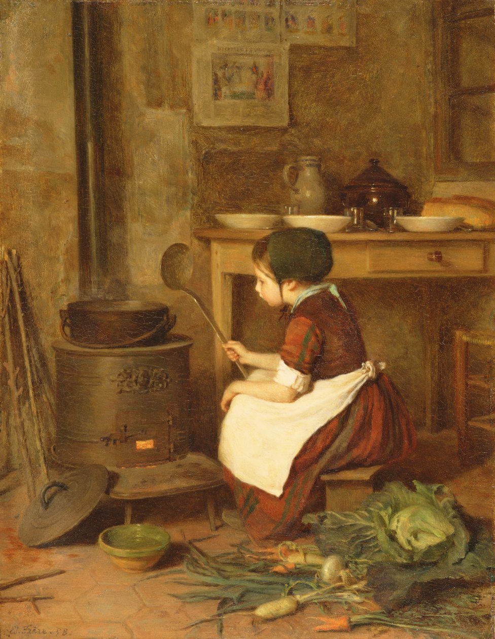 Den lille kocken, 1858 av Pierre Edouard Frere