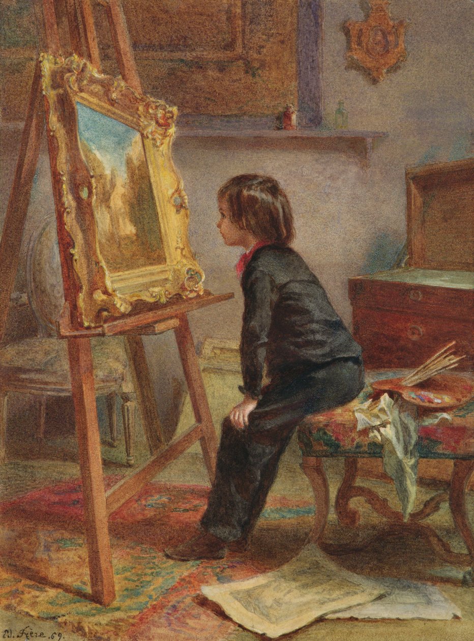 Den unge kännaren, 1869 av Pierre Edouard Frere