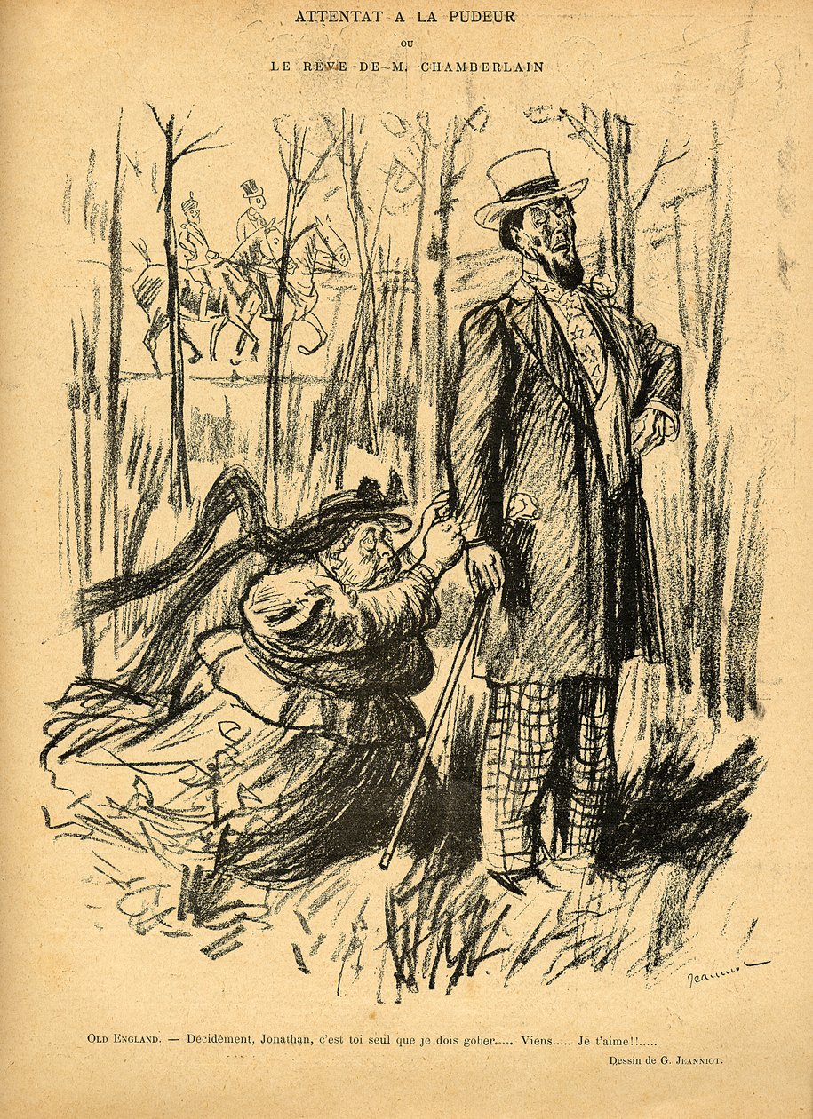 An Assault on Modesty or Mr. Chamberlain