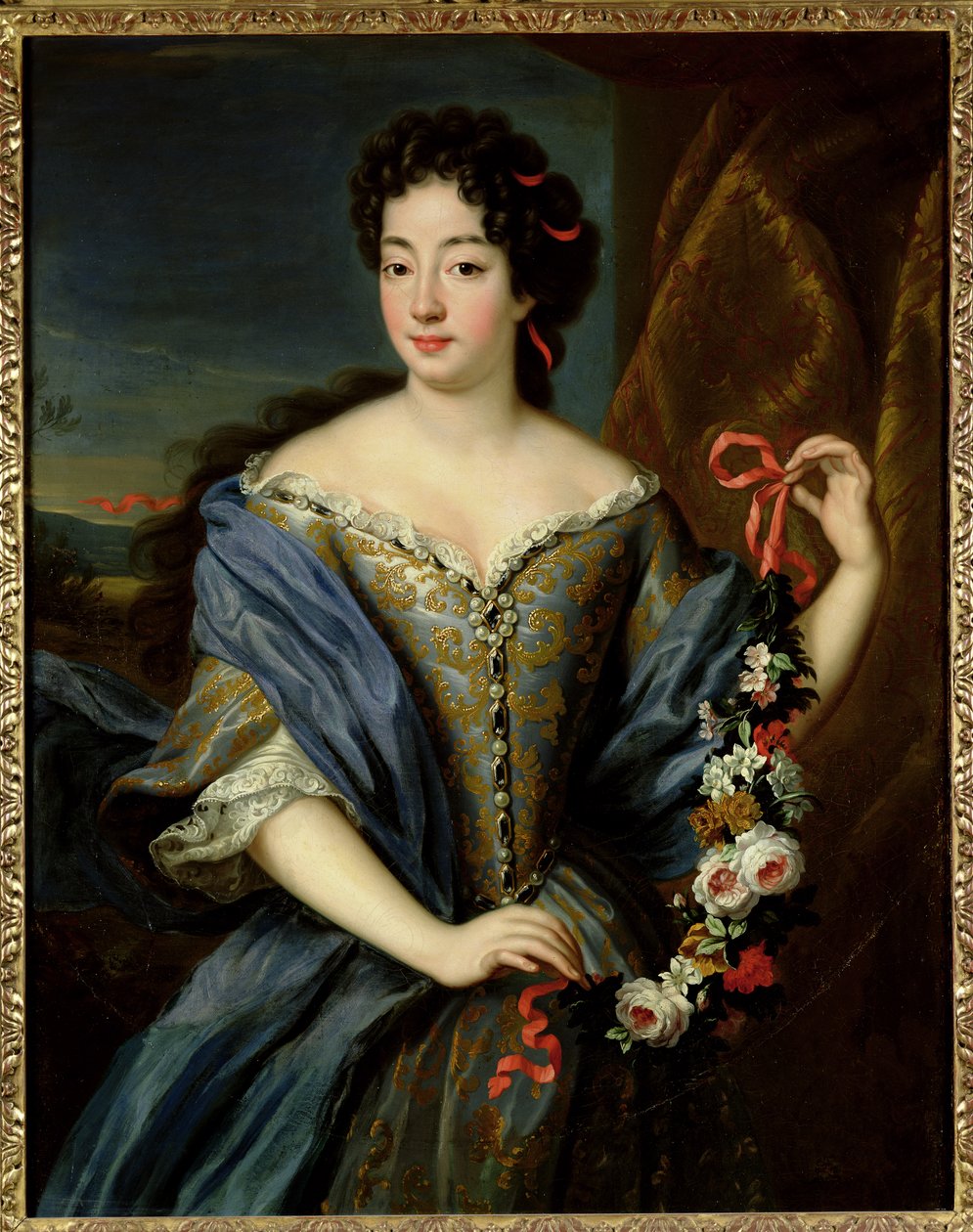 Porträtt av Anne de Baviere (1648-1723) av Pierre Gobert