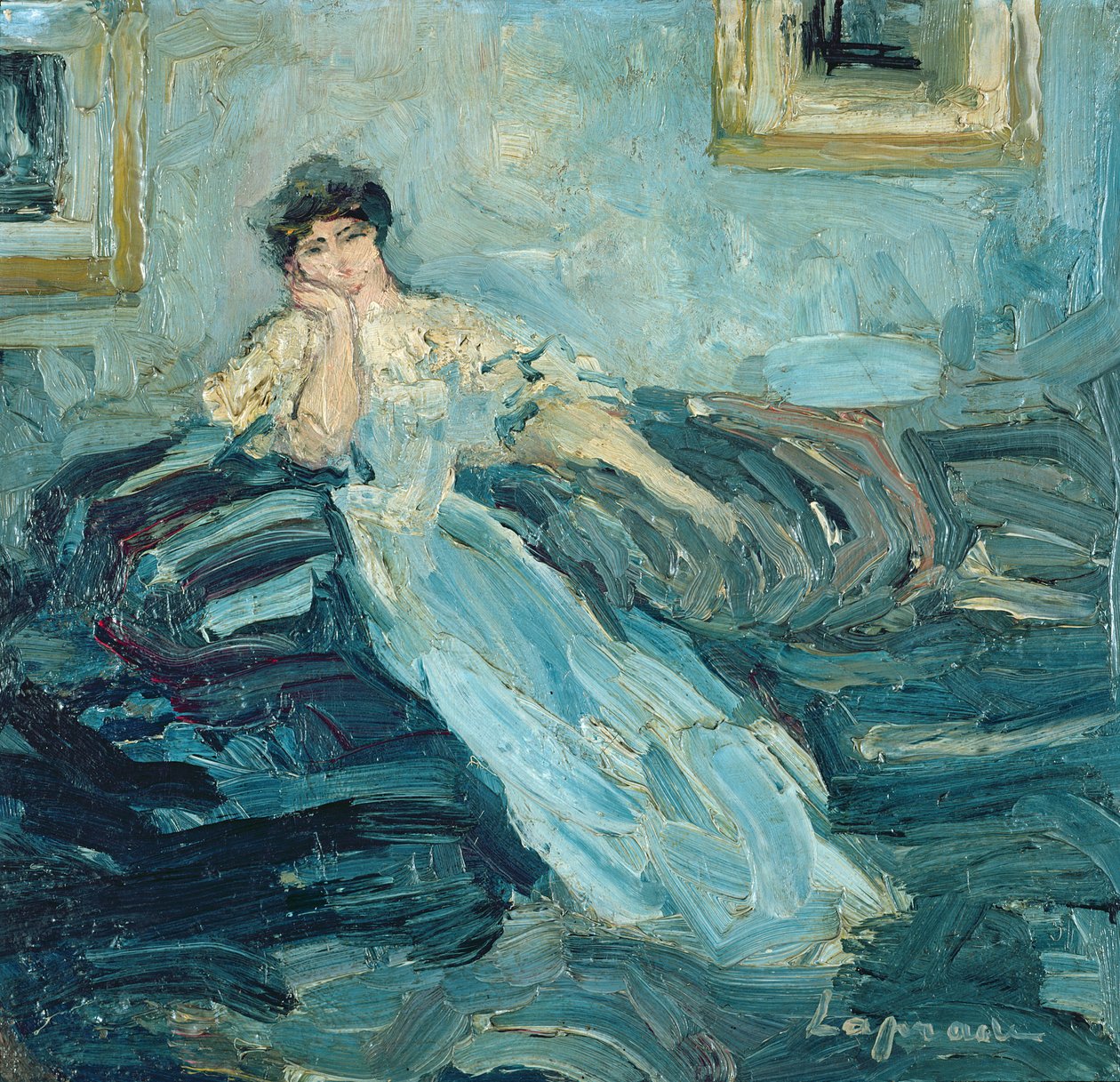 Kvinna i ett interiör, c.1909 av Pierre Laprade