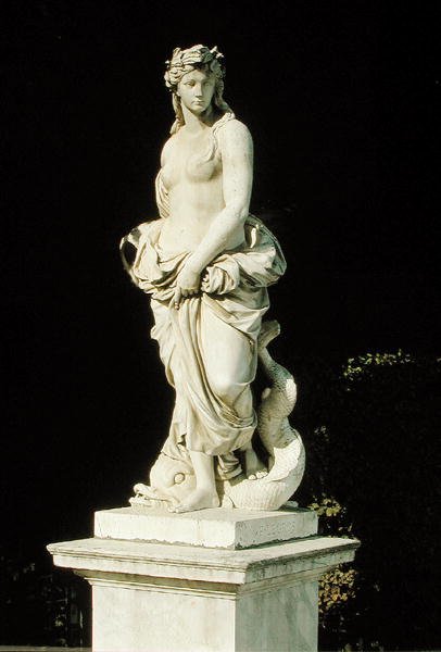 Vatten, från Fontaine du Point du Jour av Pierre Legros