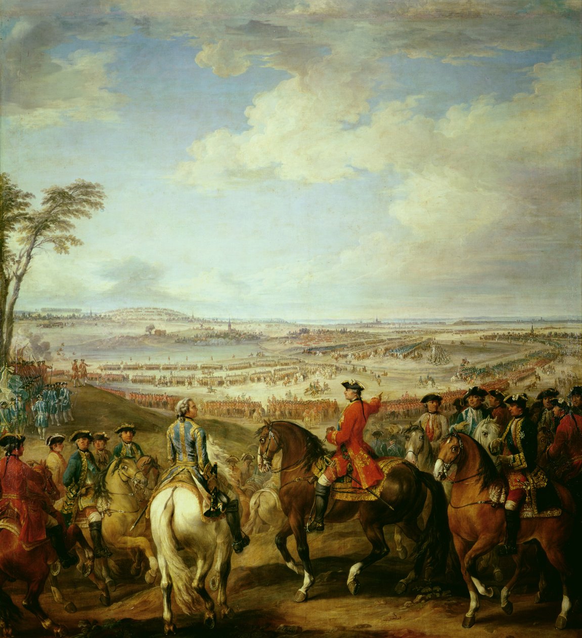 Slaget vid Lawfeld, 2 juli 1747 av Pierre Lenfant