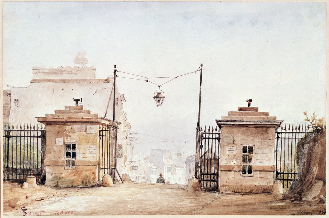 Barriere de Menilmontant av Pierre Luc Charles Ciceri