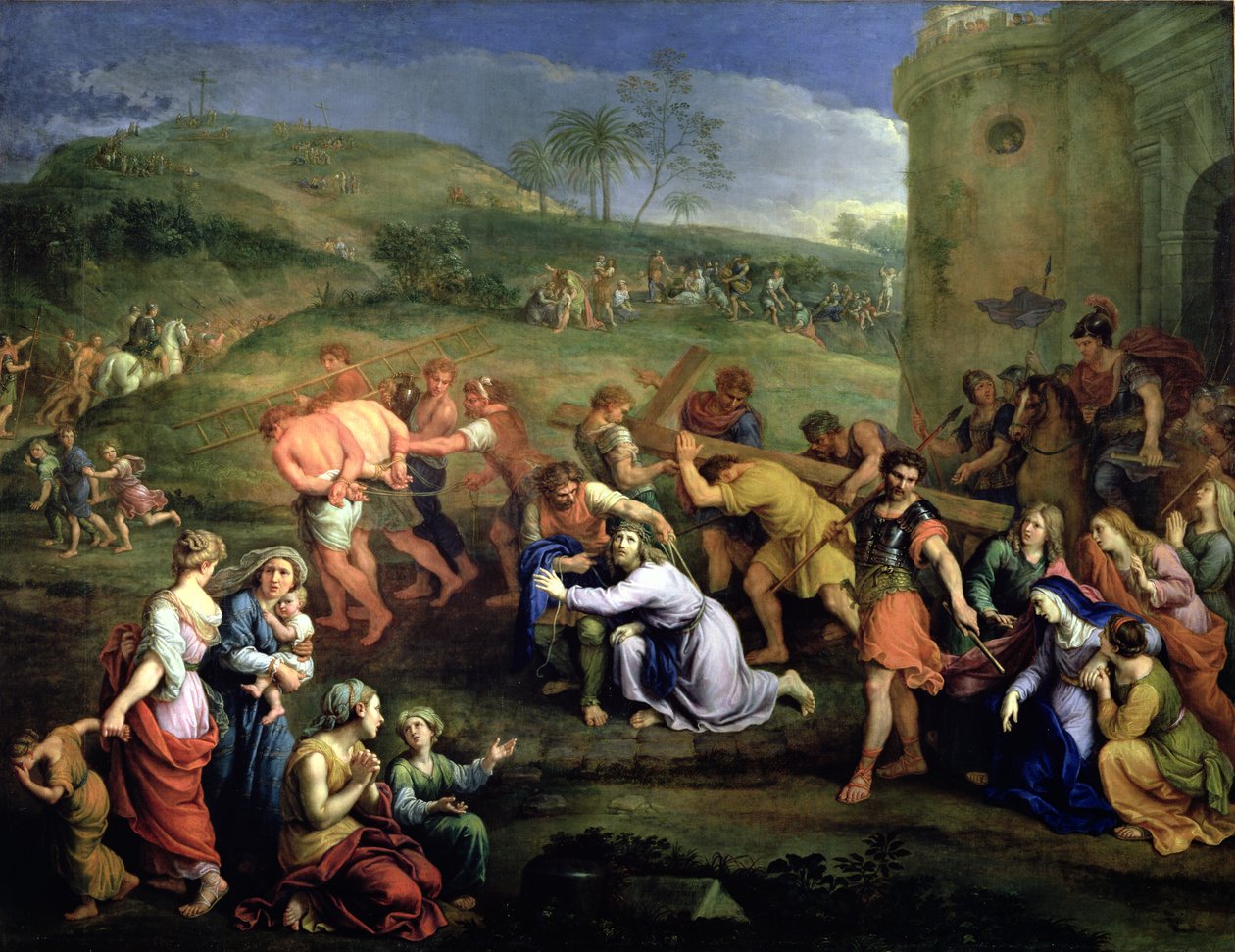 Kristus som bär korset, 1684 av Pierre Mignard