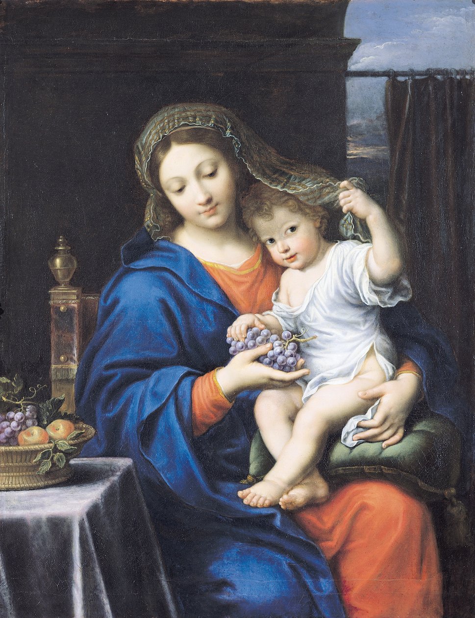 Druvornas jungfru, 1640-50 av Pierre Mignard