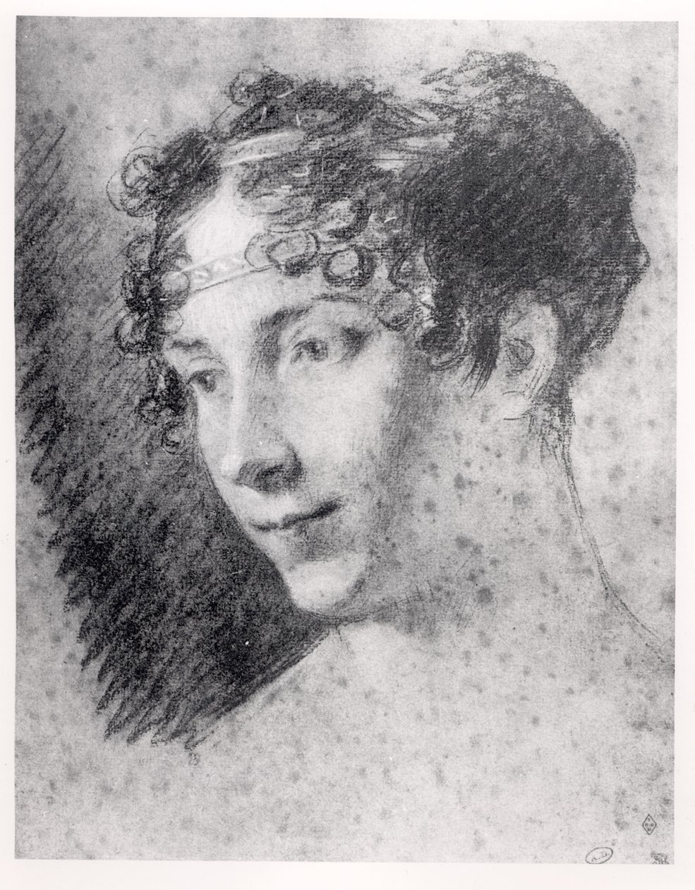 Kejsarinnan Josephine (1763-1814) (kol på papper) av Pierre Paul Prudhon