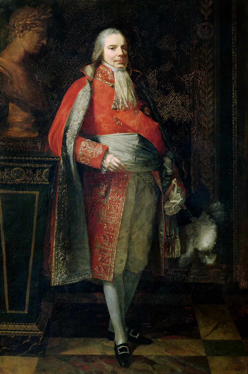 Porträtt av Charles Maurice de Talleyrand-Perigord (1754-1838) 1807 av Pierre Paul Prudhon