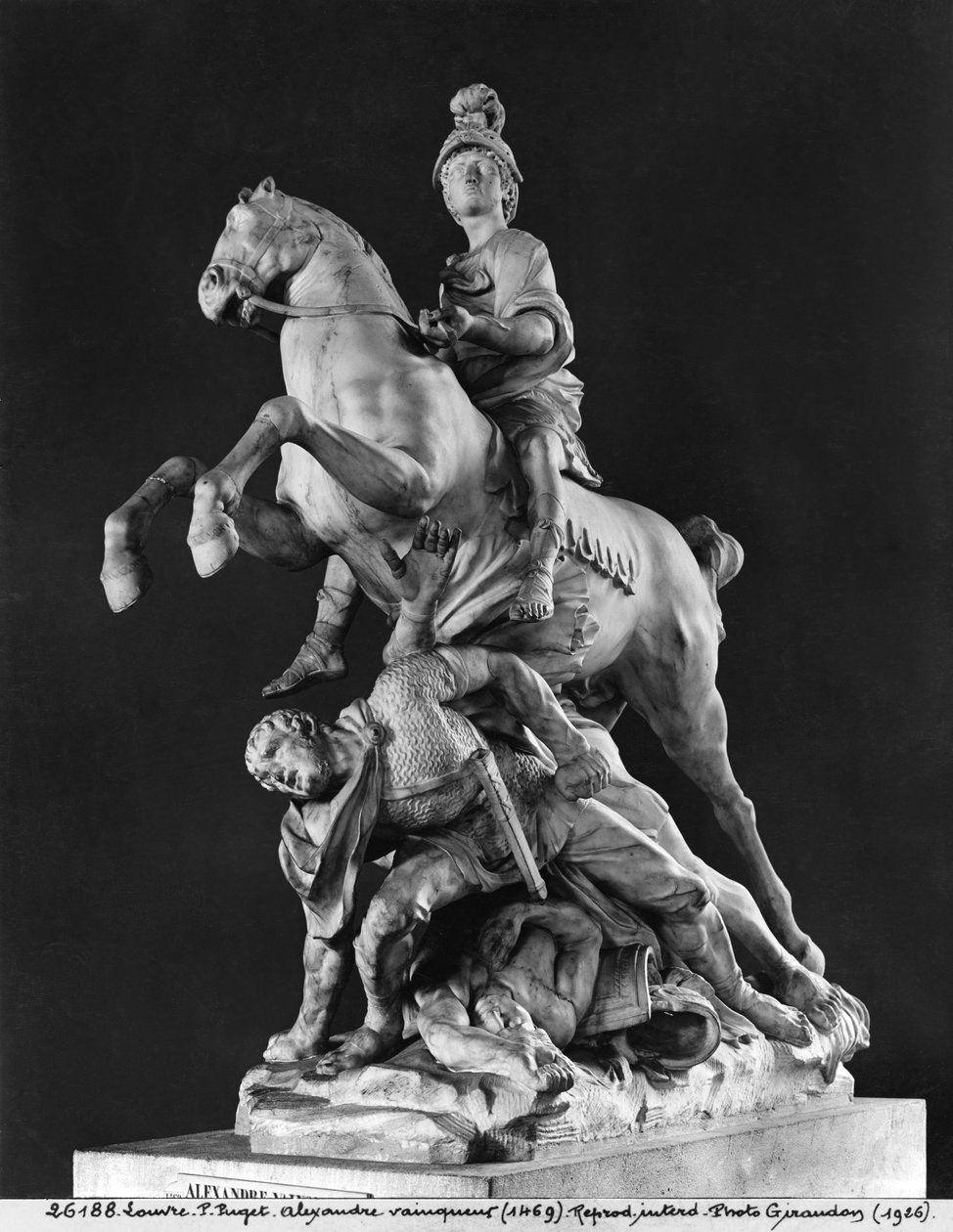 Alexander Victorious, efter 1683 (se även 280145) (marmor) av Pierre Puget