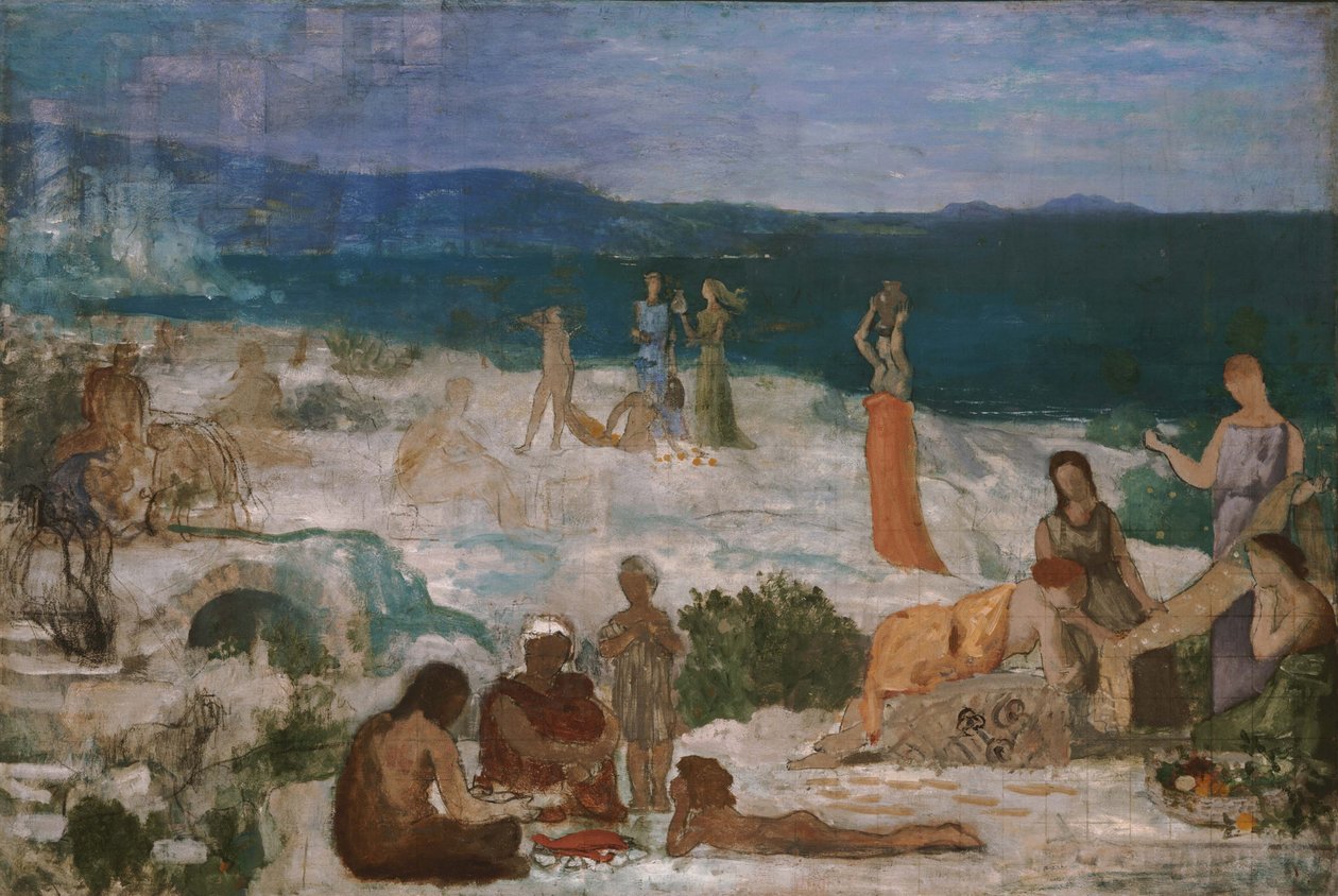 Massilia, grekisk koloni av Pierre Puvis de Chavannes