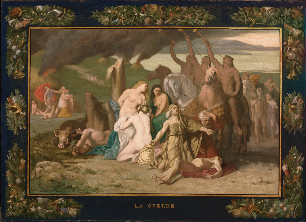 Krig av Pierre Puvis de Chavannes