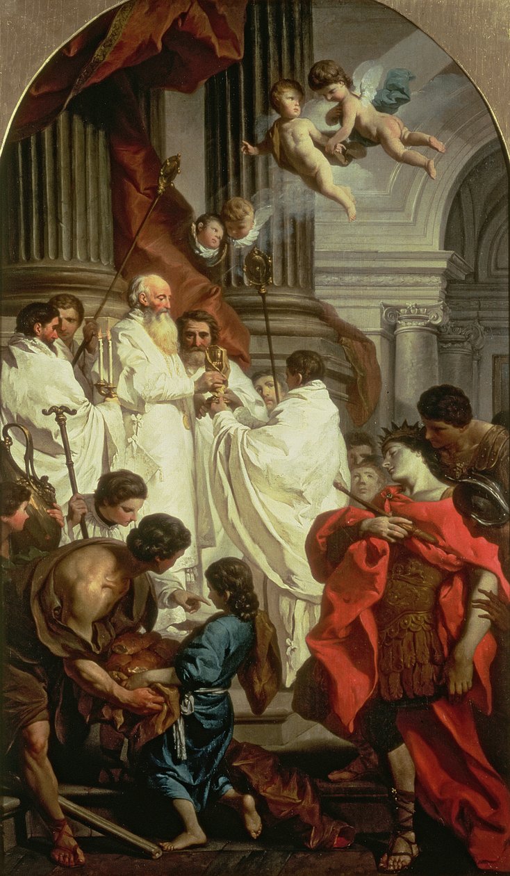 Basilikans mässa, 1743-7 av Pierre Subleyras