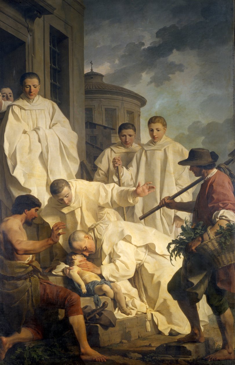 St Benedictus mirakel, 1744 av Pierre Subleyras