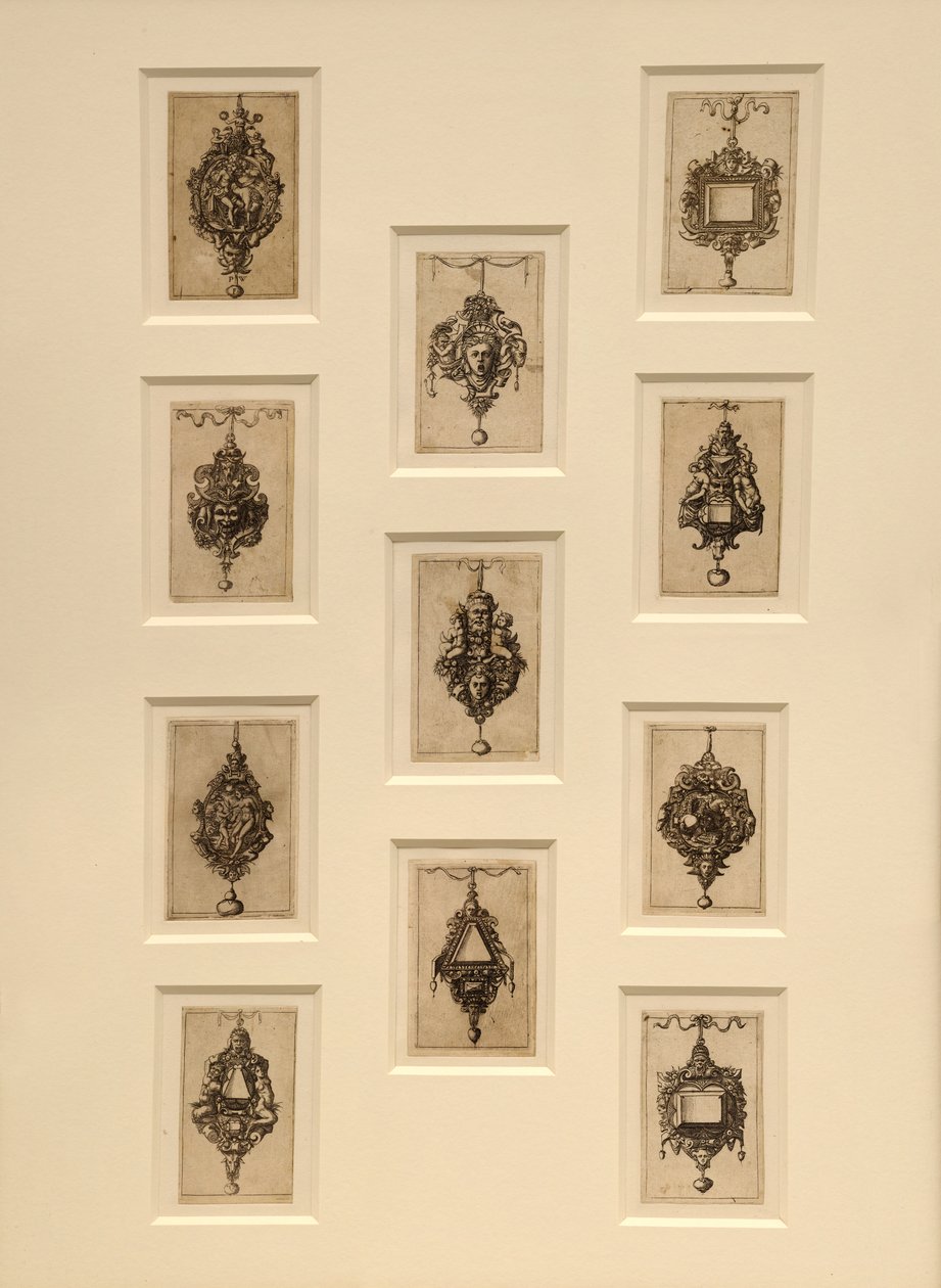 Pendants de cou av Pierre Woeiriot
