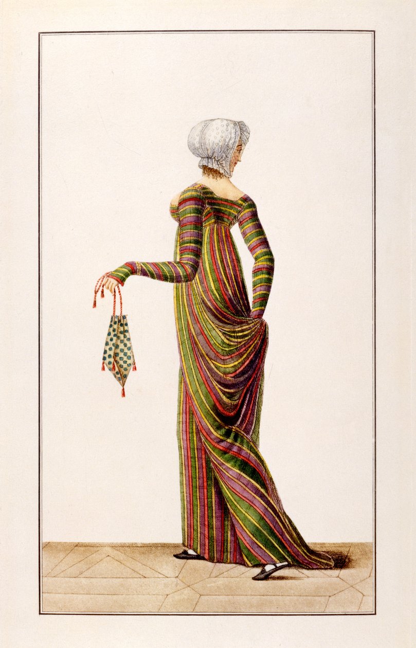 Robes of Madras från Journal des Dames, 1800 av Pierre de La Mesangere