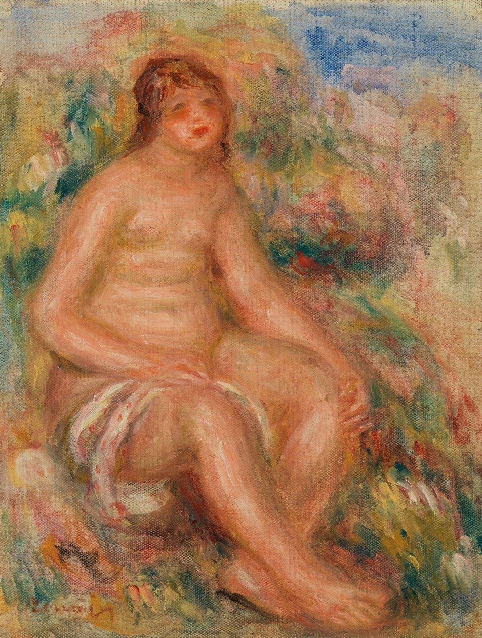 Bather av Pierre Auguste Renoir