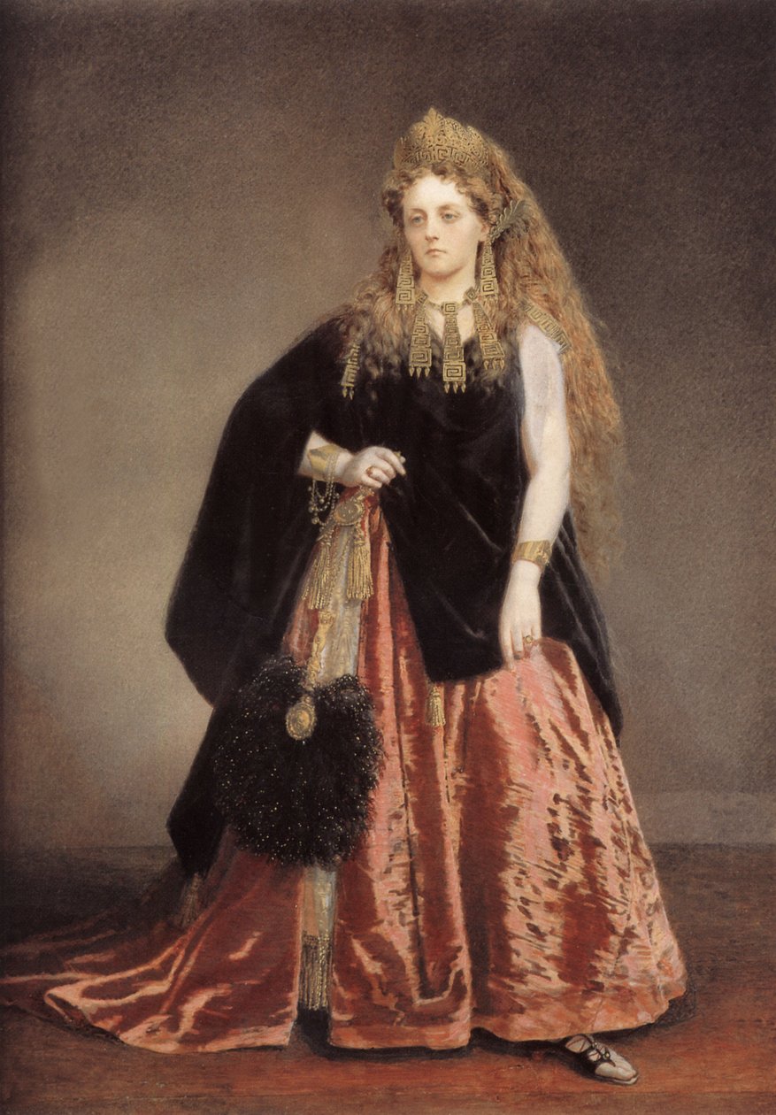Grevinnan av Castiglione av Pierre Louis (after) Pierson