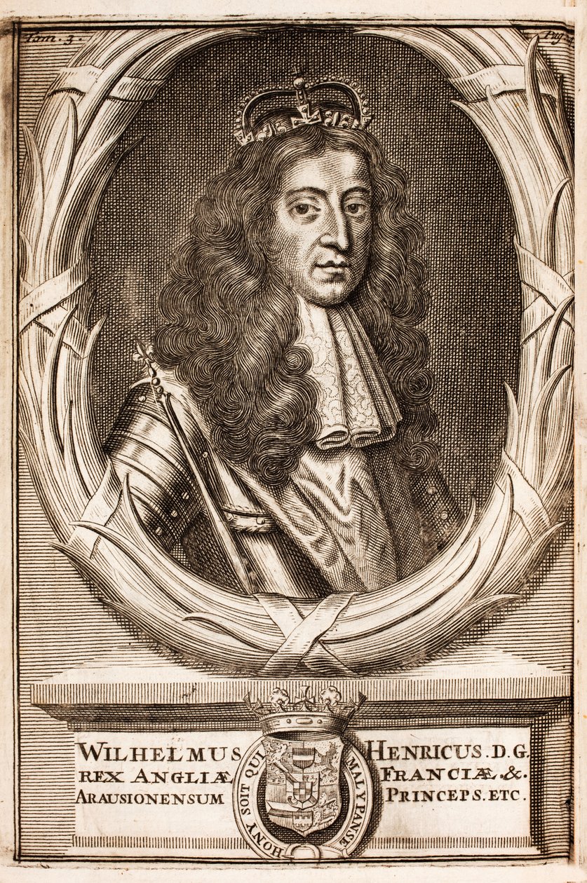 Kung Vilhelm III (1650-1702) av Pierre  Mortier