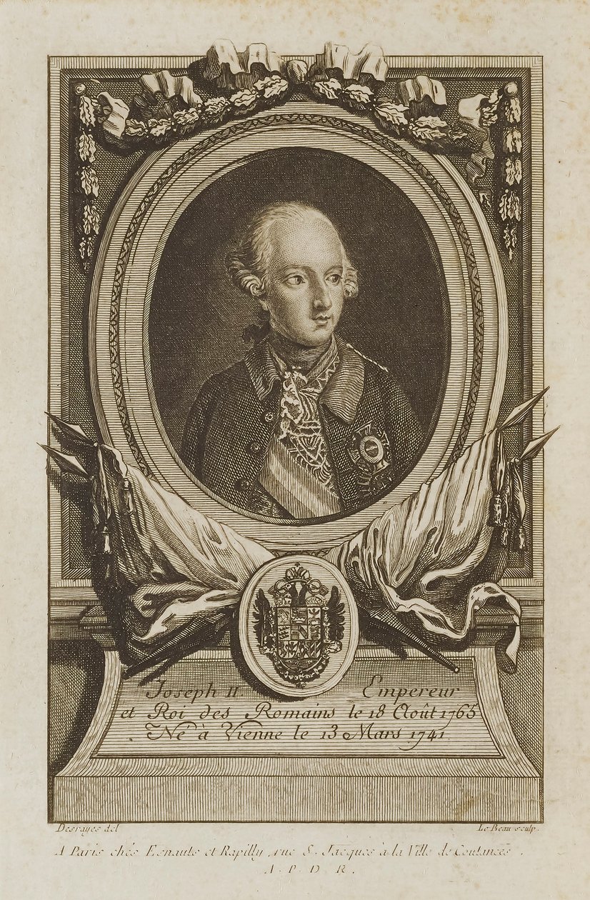 Josef II av Pierre Adrien Le Beau