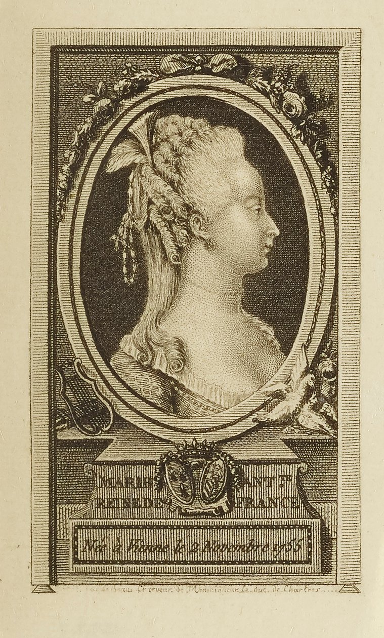 Marie Antoinette, Reine av Pierre Adrien Le Beau