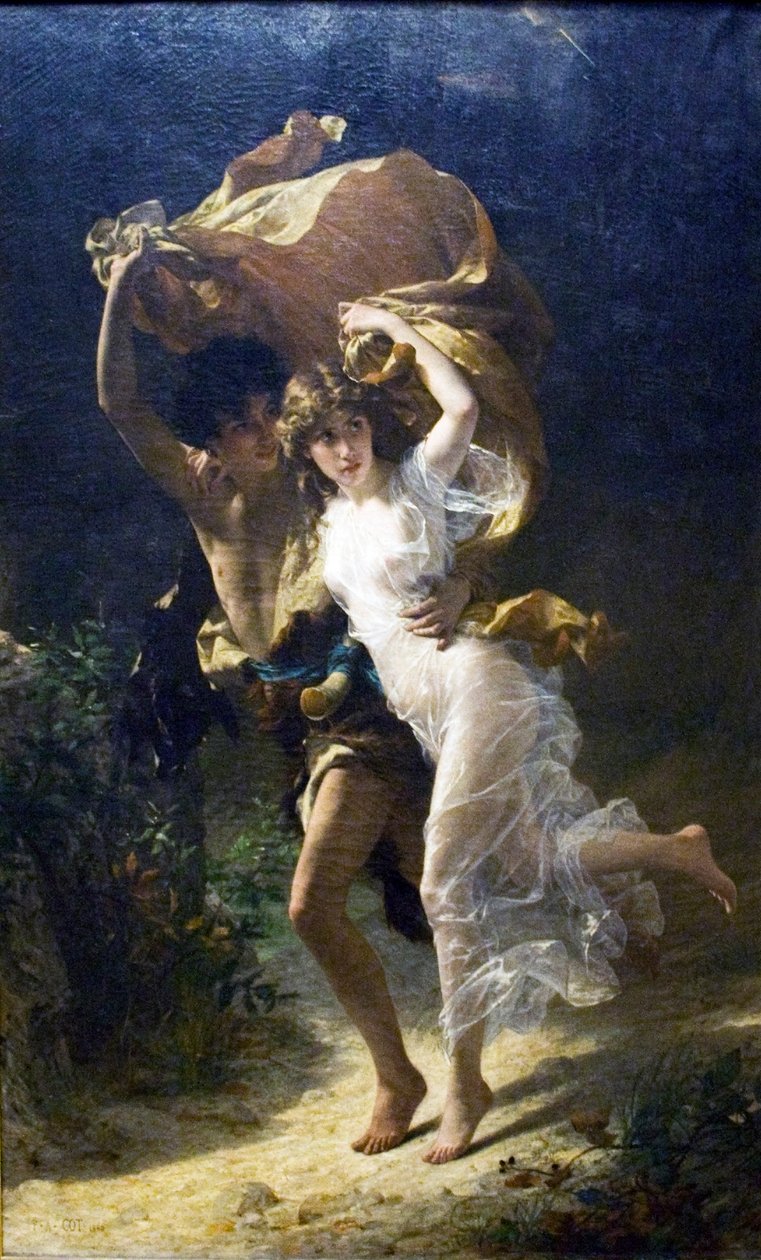 Stormen av Pierre Auguste Cot