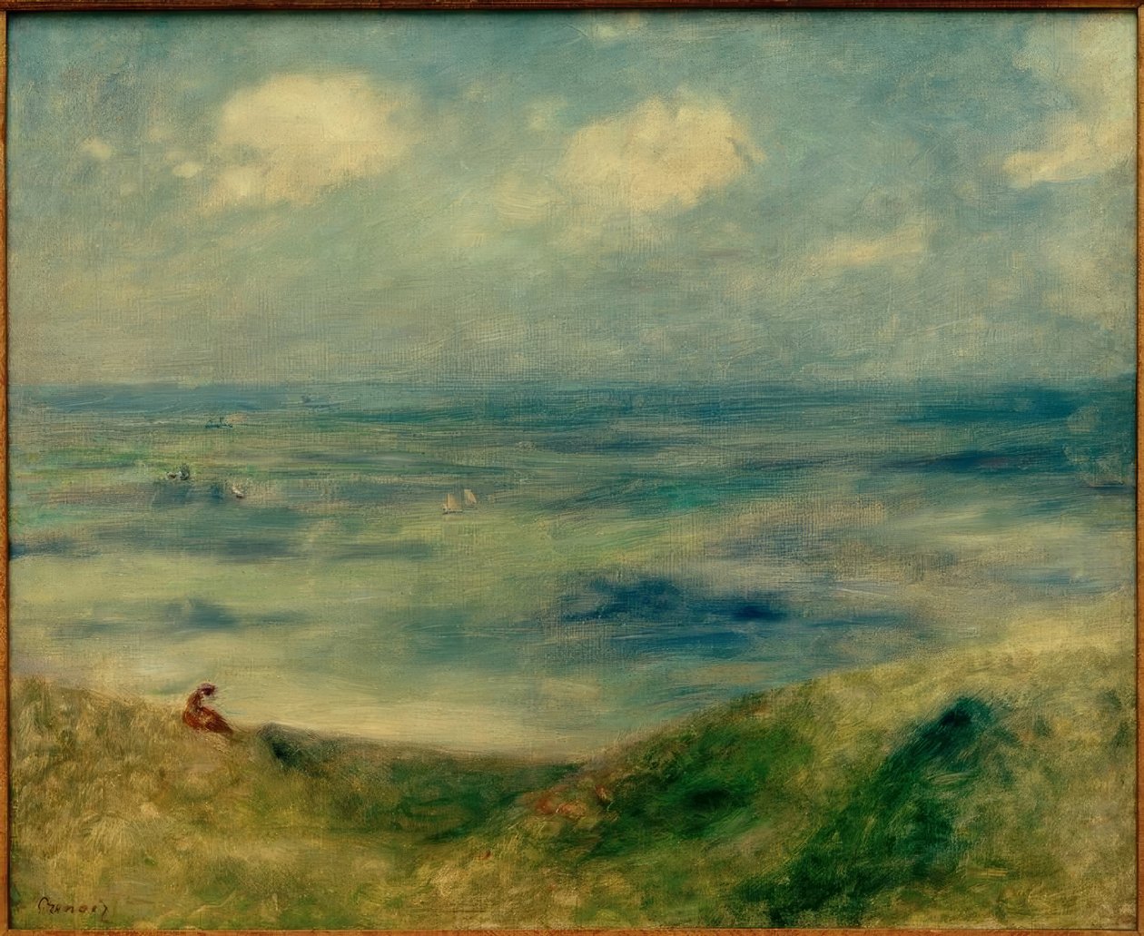 havsutsikt av Pierre Auguste Renoir
