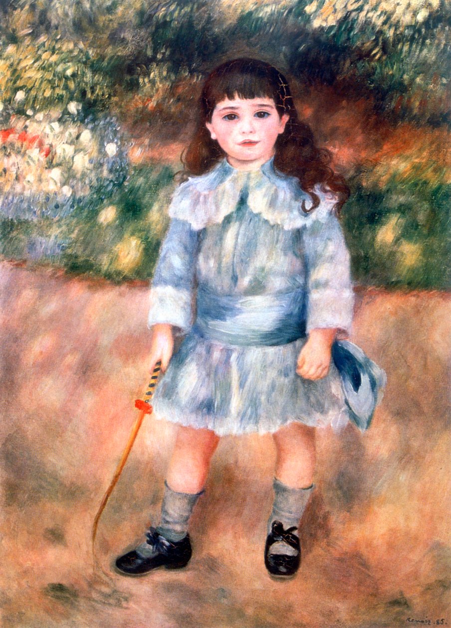 Pojke med en piska, 1885 av Pierre Auguste Renoir
