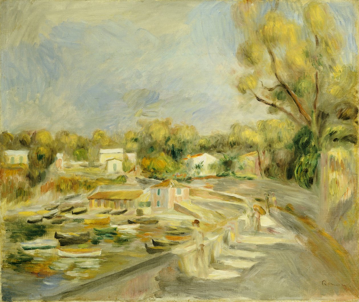 Cagnes landsbygd av Pierre Auguste Renoir