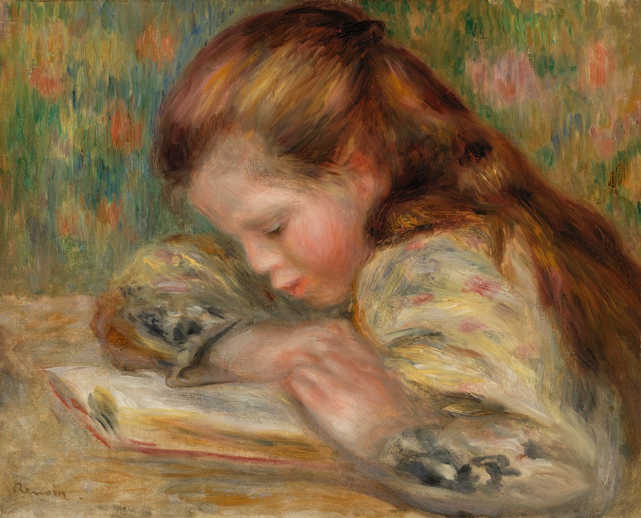 Barnläsning av Pierre Auguste Renoir