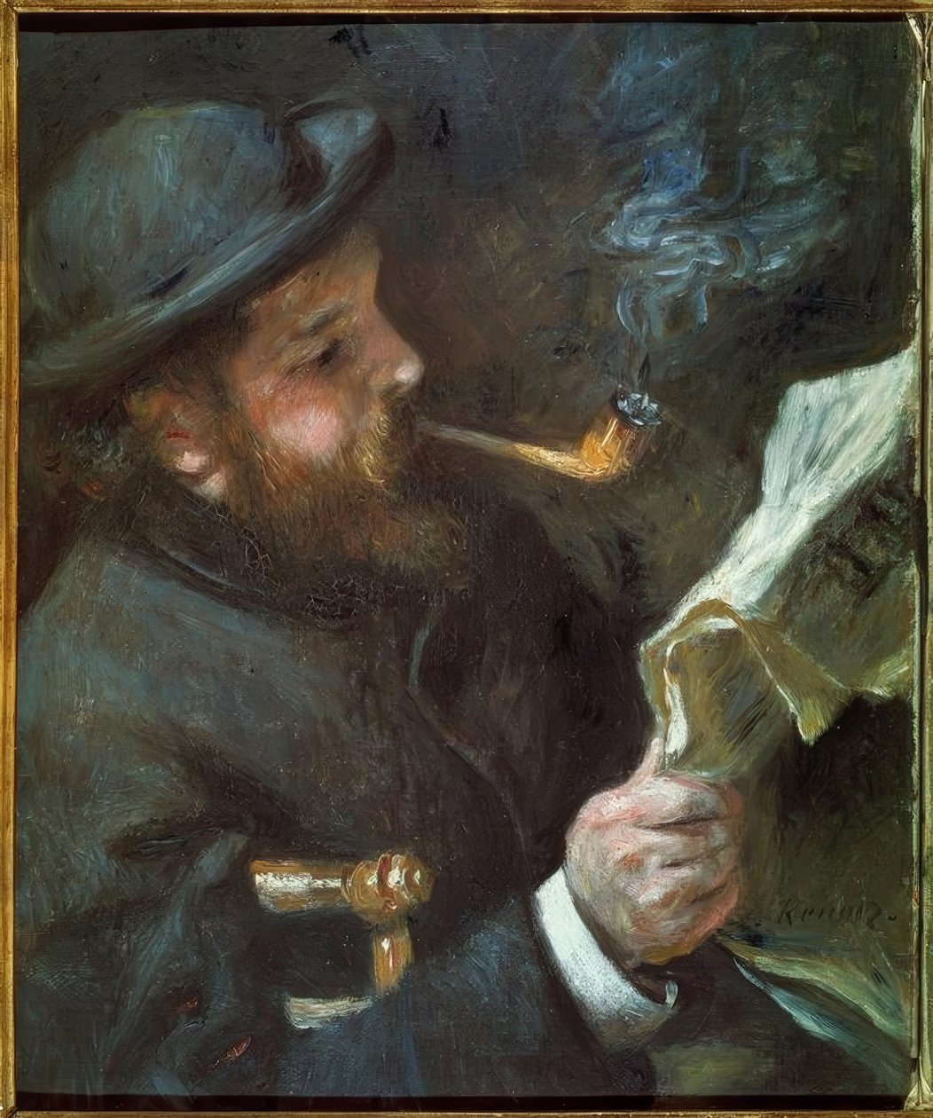 Claude Monet av Pierre Auguste Renoir