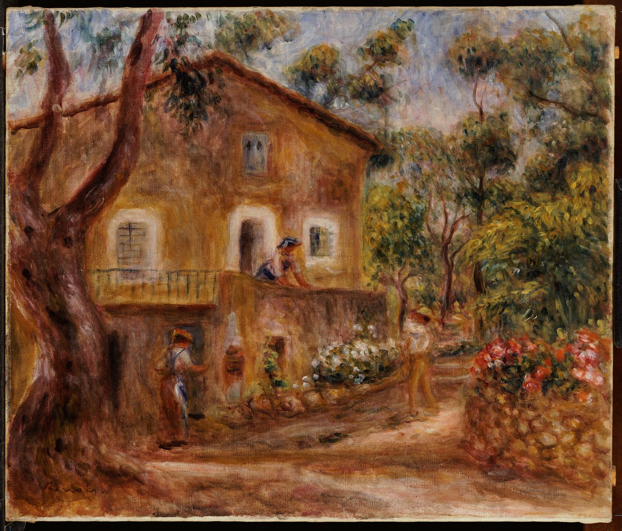 Collettes hus i Cagne, 1912 av Pierre Auguste Renoir