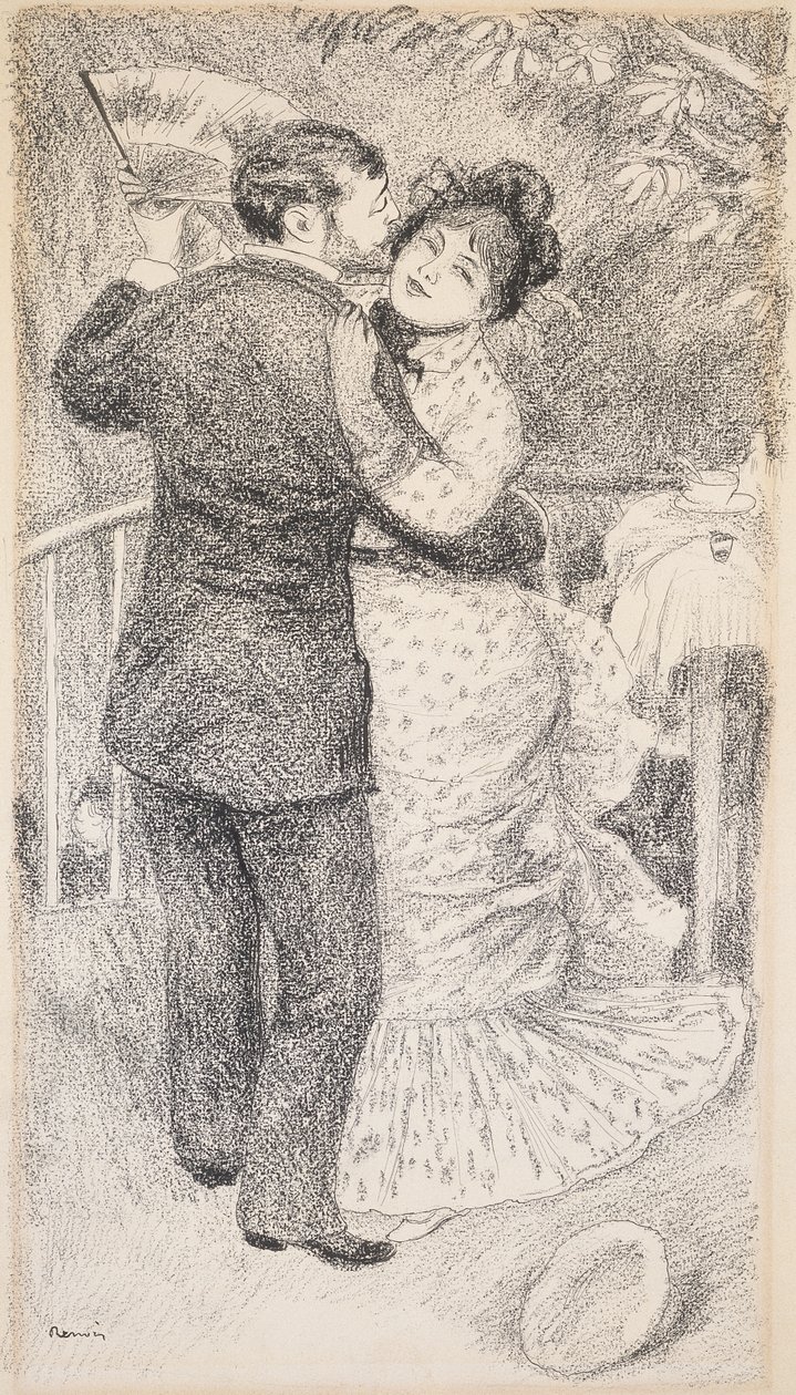 Landsbygdsdans, 1883 av Pierre Auguste Renoir